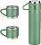 Garrafa Térmica Inox 500ml C/ 3 Xícaras Camping Exclusivo - Imagem 2