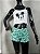 Pijama Baby Doll - Adulto Feminino Blusa E Shorts - Imagem 1