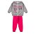Conjunto Moletom C/ Ziper 4 ao 8 Meninas (1064) - Imagem 4