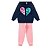 Conjunto Moletom C/ Ziper 4 ao 8 Meninas (1064) - Imagem 3