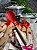 Talheres de Silicone C/ Cabo de Madeira Vermelho - Imagem 3
