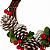 Guirlanda Natalina com Pinhas e Frutinhas Vermelhas – 24 cm - Imagem 2