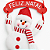 Enfeite de Porta Boneco de Neve – Feliz Natal - Imagem 2
