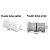 Puxador Grande Para Box Banheiro Vidro Aluminio Branco De Metal - Imagem 3