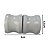 Puxador Grande Para Box Banheiro Vidro Aluminio Branco De Metal - Imagem 2