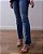 Calça Jeans Feminina Slim Com Abertura Schooner - Imagem 1