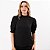 Blusa Manga 3/4 Com Pregas E Gola Redonda - Imagem 3