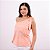 Blusa Ombro Único Com Laço Acetinada Feminina - Imagem 6