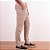 Calça Linho Cós Elástico Com Cordão Masculina - Imagem 4