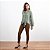 Blusa Crepe Texturizado Com Gola Lenço Feminina - Imagem 1