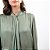 Blusa Crepe Texturizado Com Gola Lenço Feminina - Imagem 8