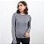 Blusa Tricot Com Trança Gola Redonda Feminina - Imagem 2