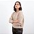 Blusa Tricot Decote Redondo Com Trança E Canelado Feminina - Imagem 3