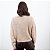 Blusa Tricot Decote Redondo Com Trança E Canelado Feminina - Imagem 5