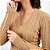 Blusa Tricot Decote V Canelada Feminina - Imagem 6