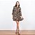 Vestido Curto Animal Print Com Botões - Imagem 2
