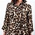 Vestido Curto Animal Print Com Botões - Imagem 7