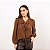 Blusa Decote V Com Babados E Amarração Feminina - Imagem 7