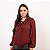 Blusa Decote V Com Babados E Amarração Feminina - Imagem 4