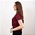 Blusa Manga Curta Em Suede Feminina - Imagem 2