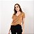 Blusa Manga Curta Em Suede Feminina - Imagem 10