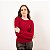 Blusa Tricot Trança Decote Redondo Feminina - Imagem 2