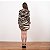 Vestido Curto Estampado Com Babado E Botões - Imagem 8