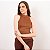 Blusa Em Suede Sem Mangas Com Zíper Feminina - Imagem 5