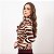 Camisa Animal Print Com Babados Feminina - Imagem 6