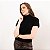 Blusa Tricot Com Gola Manga Curta Morcego Feminina - Imagem 9