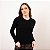 Blusa Tricot Com Canelado Horizontal Feminina - Imagem 3