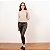 Blusa Tricot Com Canelado Horizontal Feminina - Imagem 2