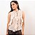 Blusa Sem Mangas Com Babado E Amarração Feminina - Imagem 7
