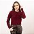 Blusa Tricot Curta Losango Feminina - Imagem 1