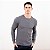 Blusa Tricot Texturizado Gola Careca Masculina - Imagem 9
