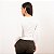 Blusa Rib Manga Longa Decote Redondo Feminina - Imagem 4