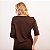 Blusa Moletinho Decote V Com Listras Feminina - Imagem 5