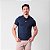 Polo Em Cotton Com Detalhe Listrado Masculina - Imagem 1