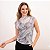 Blusa Em Tule Estampada Com Regata Feminina - Imagem 10