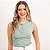 Blusa Malha Tricot Com Botões Feminina - Imagem 1