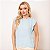 Blusa Sem Manga Com Babado Feminina - Imagem 1