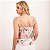 Regata Crepe Floral Com Babados Feminina - Imagem 2