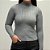 Blusa Tricot Com Textura E Gola Feminina - Imagem 1