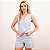 Shorts Alfaiataria Bolso Faca E Barra Italiana Feminina - Imagem 3