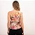 Regata Tule Floral Com Babados e Pontas Feminina - Imagem 8