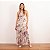 Vestido Tule Floral Com Babados - Imagem 1