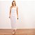 Vestido Midi Linho Bordado Com Fenda - Imagem 3