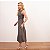 Vestido Midi Em Pu Com Recortes - Imagem 5