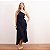 Vestido Midi Assimétrico Com Ilhós e Amarração - Imagem 7
