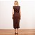 Vestido Midi Muscle Tee Com Fenda E Pregas - Imagem 7